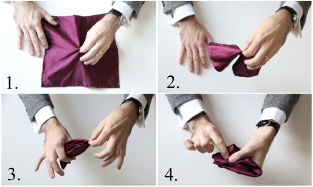 How To Fold a Pocket Square: Puff Fold - Baltimore Style Guy