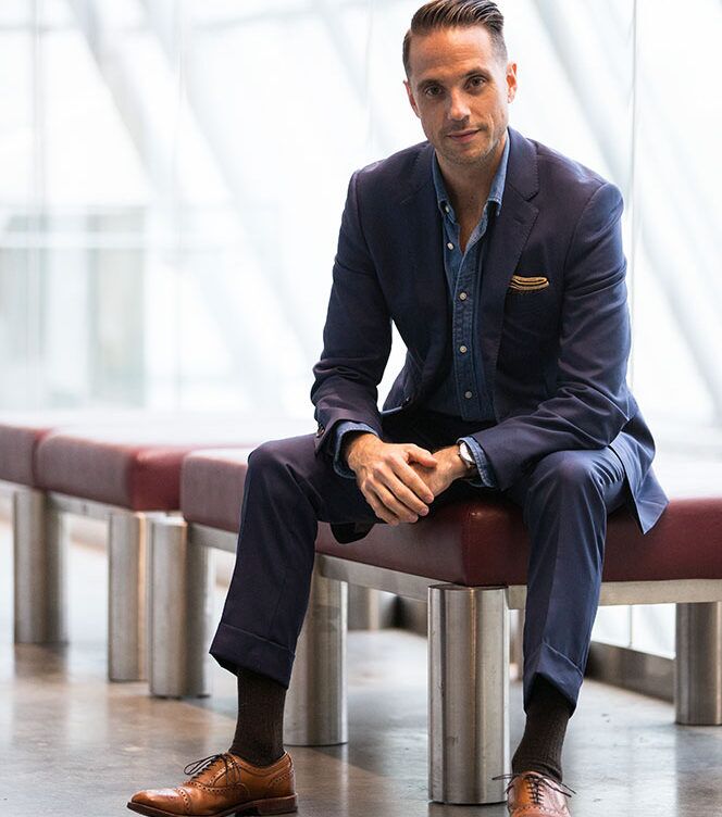 how to wear a tie without a suit