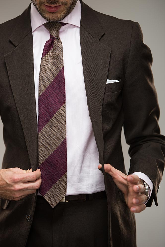 How To Button a Suit - Two Button Double-Breasted Suit - He