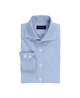 Blue Micro Stripe Dress Shirt - He Spoke Style Shop