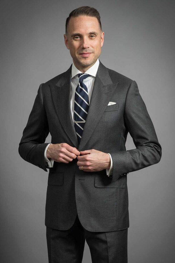 suit jacket with perfect fit