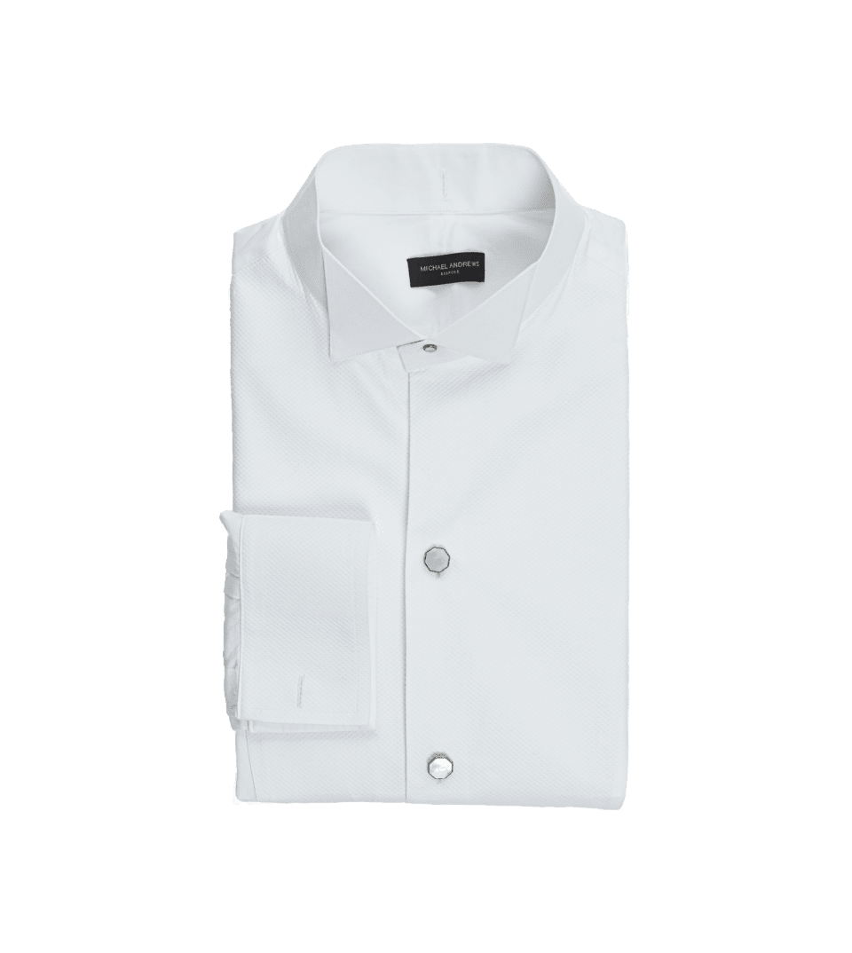 white tie wing collar