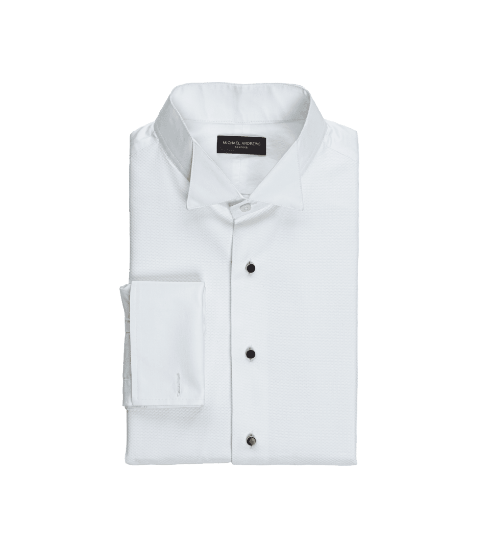 Wing Collar Tuxedo Shirt - He Spoke Style Shop