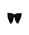 Black Silk Satin Pre-Tied Butterfly Bow Tie - He Spoke Style Shop