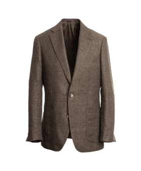 Brown Textured Wool Silk Linen Sport Coat - He Spoke Style Shop