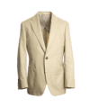 Khaki Cotton Suit Jacket - He Spoke Style Shop