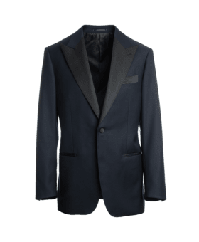 Midnight Navy Blue Tuxedo Jacket - He Spoke Style Shop