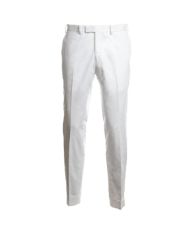 White Cotton Pants - He Spoke Style Shop