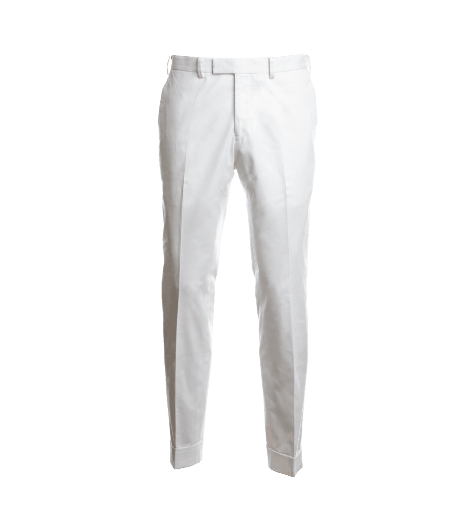 White Cotton Pants - He Spoke Style Shop