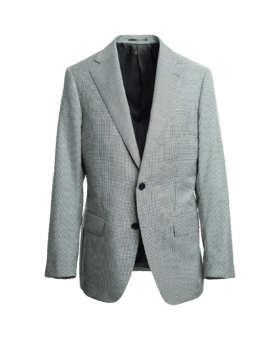 Black And White Puppytooth Suit Jacket - He Spoke Style Shop