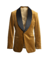 Golden Brown Velvet Dinner Jacket – He Spoke Style