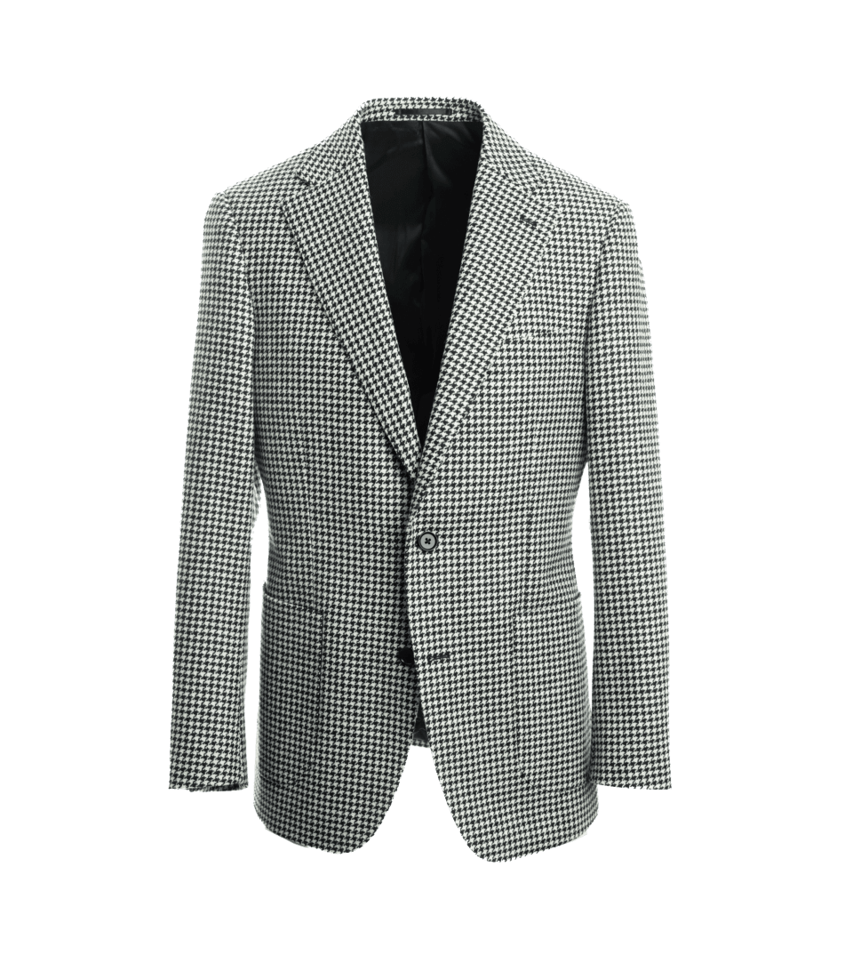 Black And White Houndstooth Sport Coat - He Spoke Style Shop