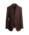 Rust Brown Hopsack Suit Jacket – Custom Fit by He Spoke Style