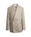 Champagne Double-Breasted Dinner Jacket – Custom Fit by He Spoke Style