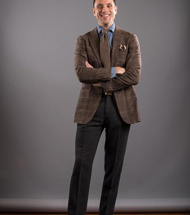 double four in hand knot tie