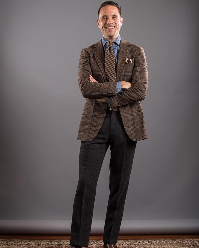double four in hand knot tie