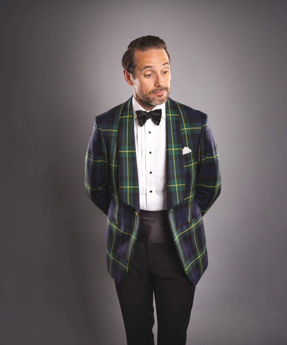 Made-to-Measure Gordon Tartan Dinner Jacket – He Spoke Style Shop
