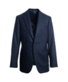 Navy Blue Flannel Sport Coat - He Spoke Style Shop