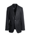 Black Flannel Suit Jacket - He Spoke Style Shop