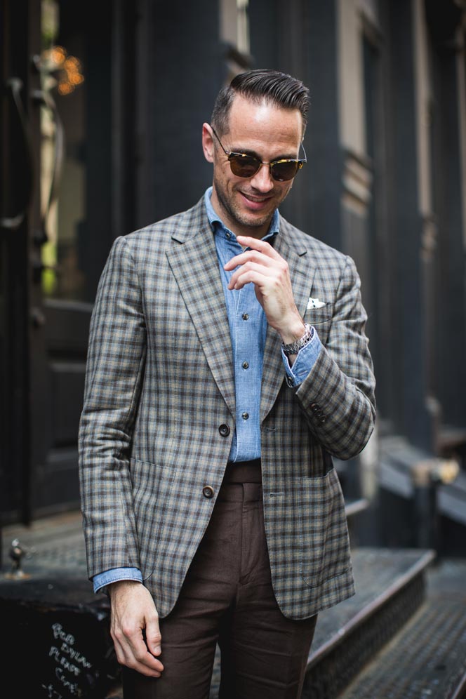 スーツ 50's style gun club check Gun Club Check One, Two, Three | He Spoke Style