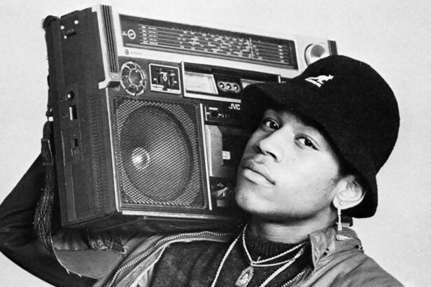 LL Cool J wearing a Kangol bucket hat