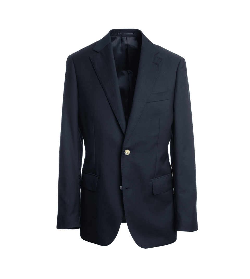Classic Navy Blue Brass Button Sport Coat - He Spoke Style Shop