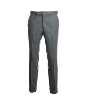 Mid-Gray Flannel Pants - He Spoke Style Shop