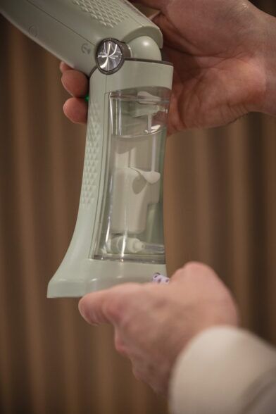 The Conair Power Steam travel steamer comes with an easy to use water reservoir