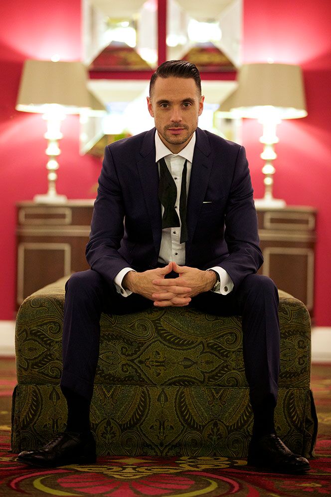 Blue Suit, Black Tie | He Spoke Style