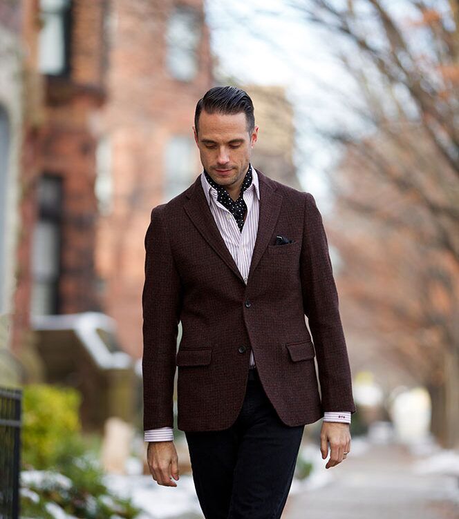 slim fit dress slacks La Scala