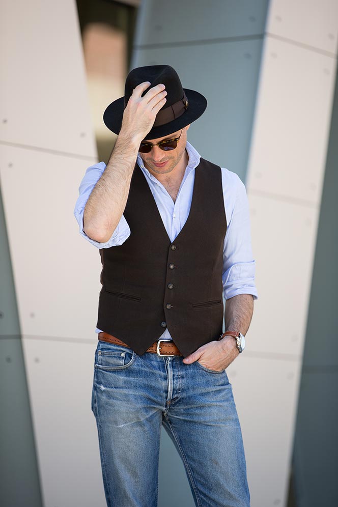 jeans with dress shirt and vest Spring Casual: Wearing a Vest with Jeans