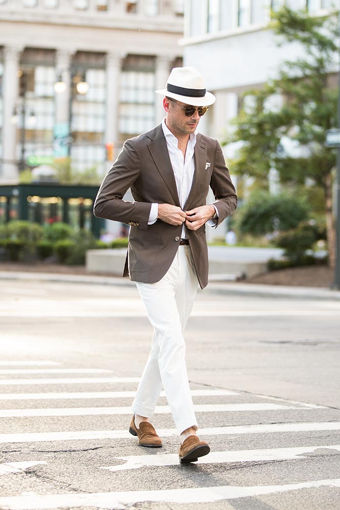 5 Ways To Wear a Brown Cotton Suit - He Spoke Style