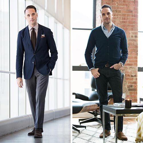 sachin and babi light blue dress How To Dress Business Casual Now: A Smart Casual Dress Code For Men main image 0