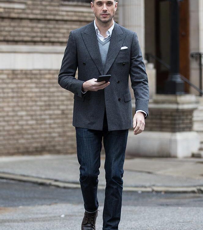sachin and babi light blue dress Are Black Jeans Business Casual? Workwear Rules & Styling main image 1