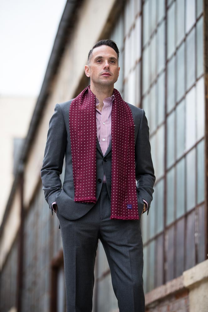 Classic Color Combos: Grey and Burgundy | He Spoke Style