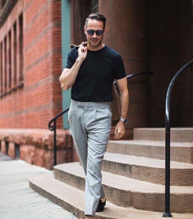 Pulling Off A T-Shirt With Dress Pants: It's Possible | He Spoke Style