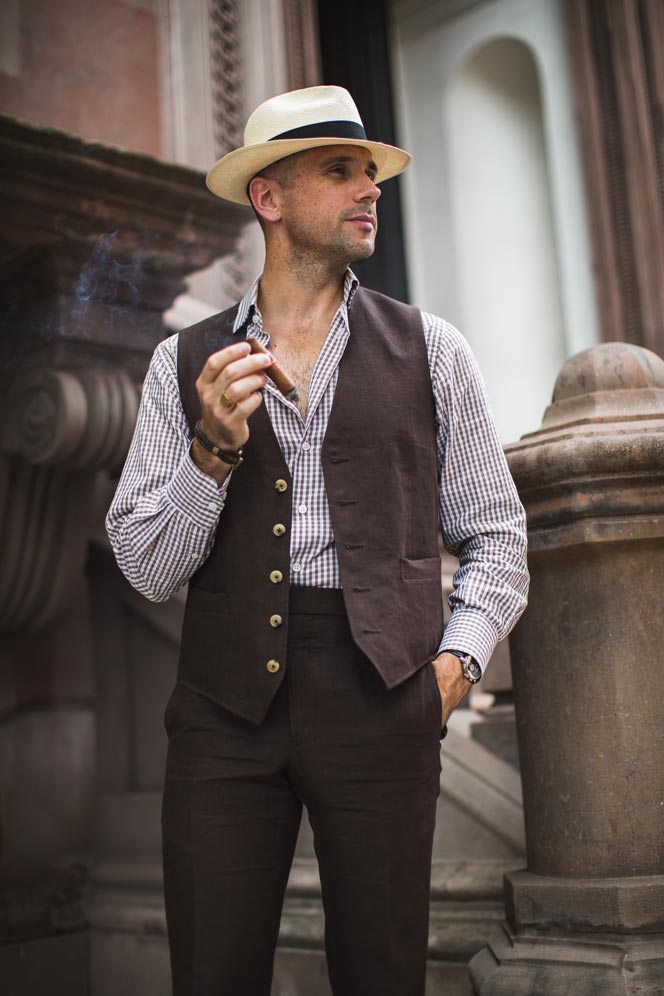 slim fit dress slacks Backless Tuxedo Vest