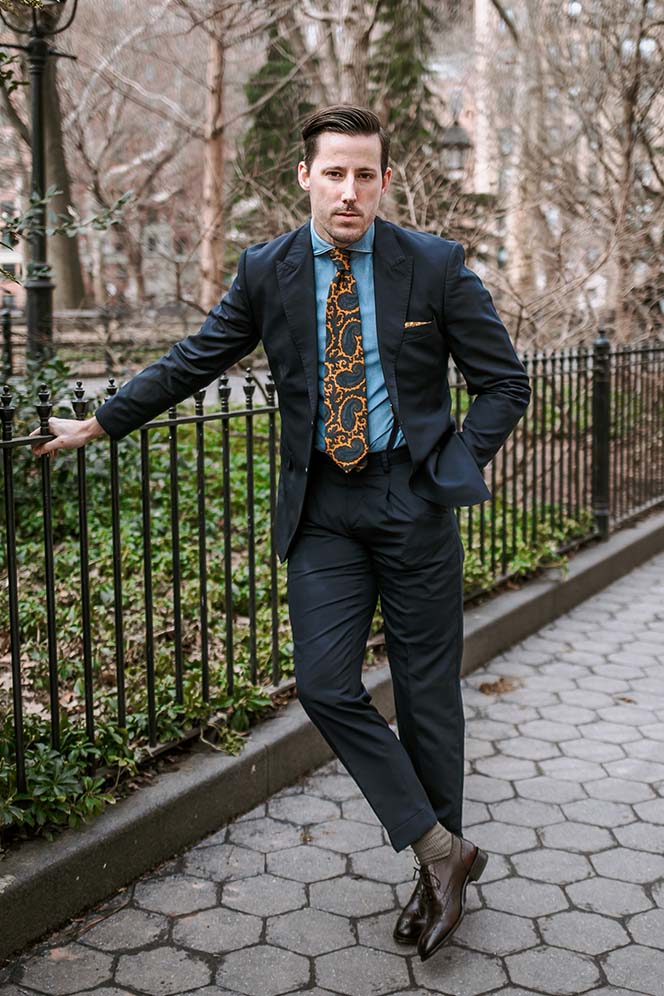 chambray dress shirt Monacos in XL main image 0