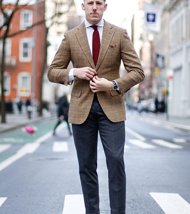 slim fit dress slacks Men's Grey Suit 2 Piece Set Blazer and Pants Grey / 48r main image 0