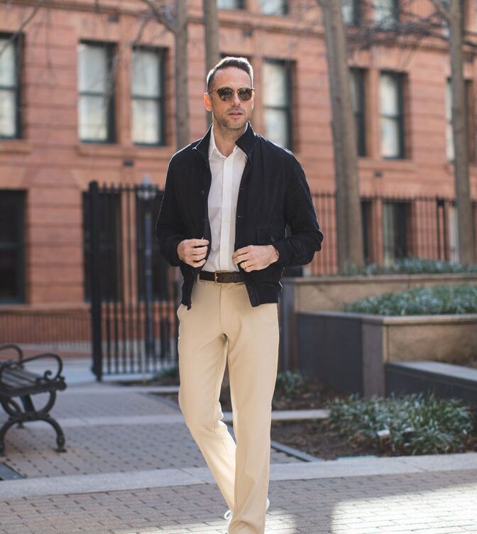 slim fit dress slacks Hisdern Men's Teal Stretch Dress Shirt Professional Office Workwear L main image 1