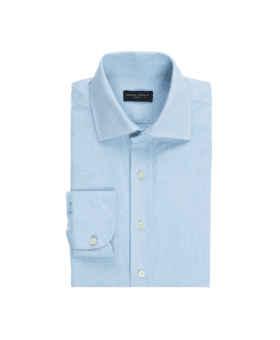 Ice Blue Oxford Cloth Dress Shirt - He Spoke Style Shop