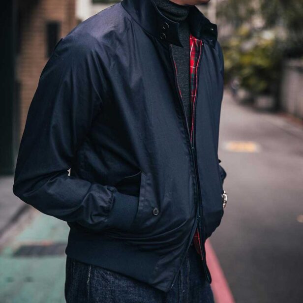 Navy Baracuta G9 Perfect Fit