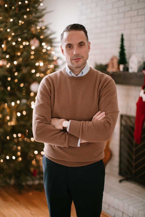 cashmere sweater men's winter essential