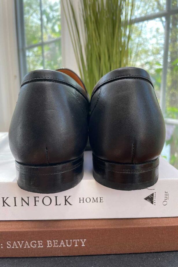 Heel cup of the Beckett Simonon Dean Oxford