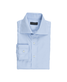 Baby Blue Poplin Dress Shirt - He Spoke Style Shop