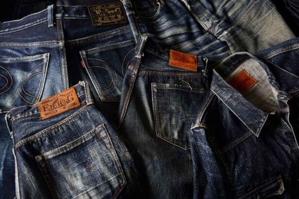 Different Japanese denim brands