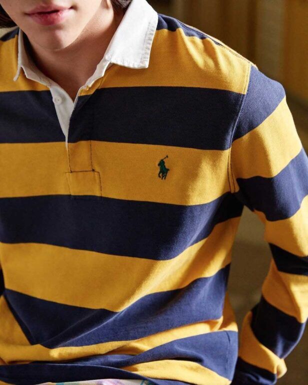 rugby shirts were a big trend in 2000s fashion