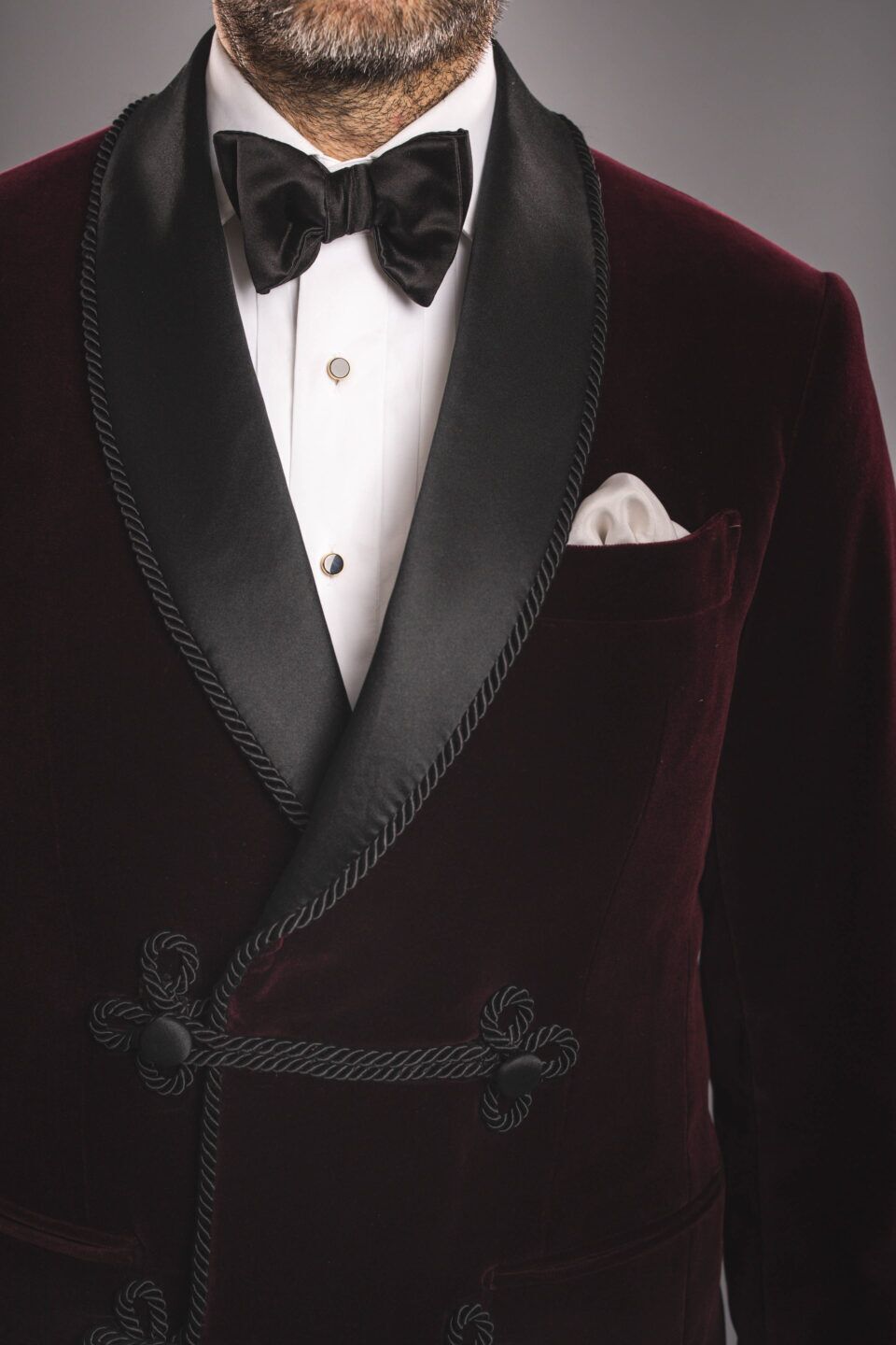 Close-Up of Burgundy Velvet Fabric – Soft Texture & Rich Sheen - He Spoke Style Shop