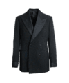 Bespoke Dormeiul Tonik Mohair Double-Breasted Tuxedo Jacket - He Spoke Style Shop