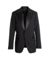 Black Tropical Wool Mohair Tuxedo Jacket - He Spoke Style Shop